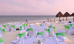 Ocean Blue & Sand Wedding Venue